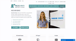 Desktop Screenshot of precisevoices.com